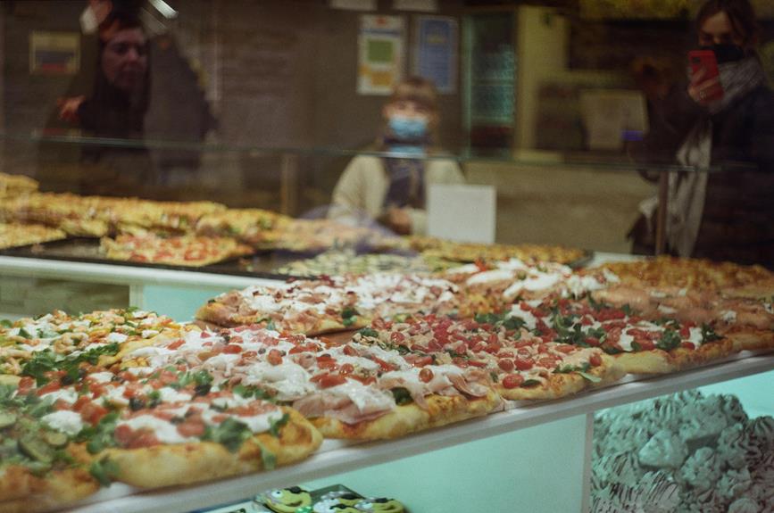 pizza at race track