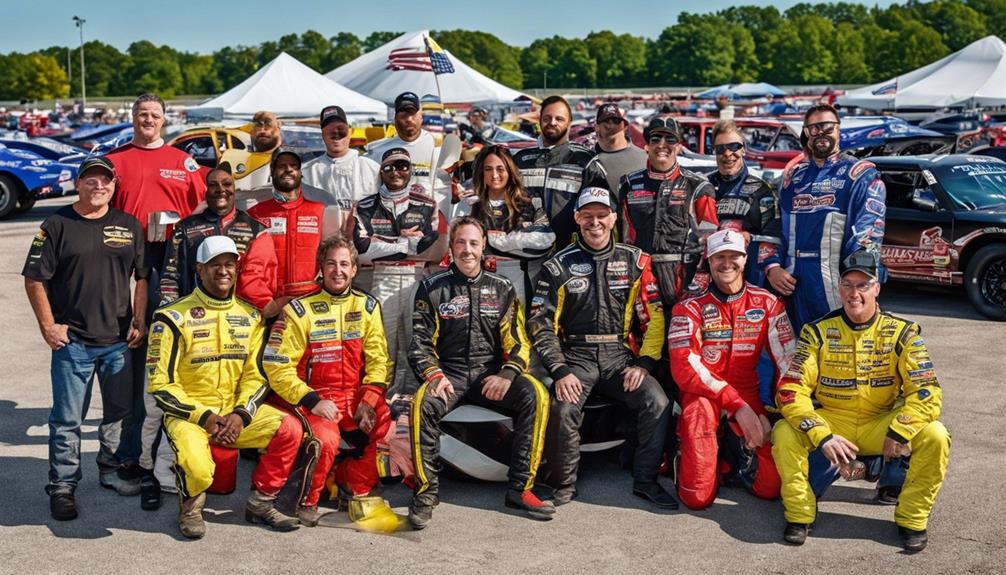 race car drivers featured